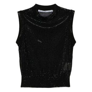 Alexander Wang Hotfix Crystal Tank Top, size S, NWT